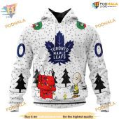 Custom Peanuts Design Nhl Toronto Maple Leafs Hoodie 3d 1.jpg - demo10