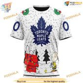 Custom Peanuts Design Nhl Toronto Maple Leafs Hoodie 3d 3.jpg - demo10