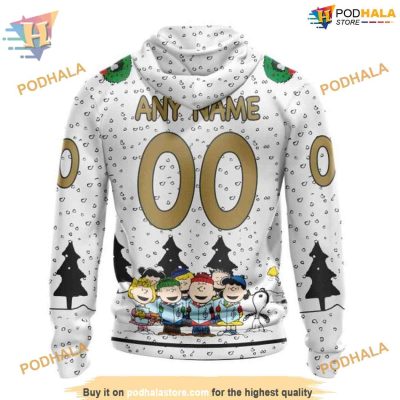 Custom Peanuts Design NHL Vegas Golden Knights Hoodie 3D Shirt