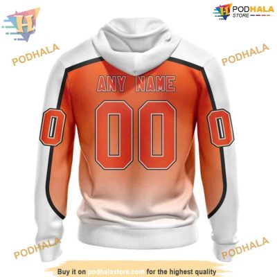 Custom Persionalized Retro Gradient Design NHL Philadelphia Flyers Hoodie 3D