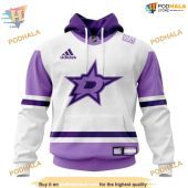 Custom Personalize 2023 Hockey Fight Cancer Nhl Dallas Stars Hoodie 3d 1.jpg - demo10
