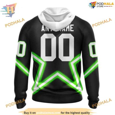 Custom Personalize New Gradient Series Concept NHL Dallas Stars Hoodie 3D