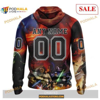 Custom Philadelphia Flyers Design X Star War NHL Shirt Hoodie 3D