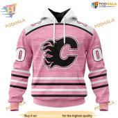 Custom Pink Fight Breast Cancer Design Nhl Calgary Flames Hoodie 3d 1.jpg - demo10
