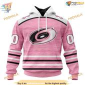 Custom Pink Fight Breast Cancer Design Nhl Carolina Hurricanes Hoodie 3d 1.jpg - demo10
