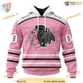 Custom Pink Fight Breast Cancer Design Nhl Chicago Blackhawks Hoodie 3d 1.jpg - demo10