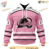 Custom Pink Fight Breast Cancer Design Nhl Colorado Avalanche Hoodie 3d 1.jpg - demo10