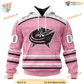 Custom Pink Fight Breast Cancer Design Nhl Columbus Blue Jackets Hoodie 3d 1.jpg - demo10