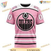 Custom Pink Fight Breast Cancer Design Nhl Edmonton Oilers Hoodie 3d 3.jpg - demo10