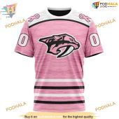 Custom Pink Fight Breast Cancer Design Nhl Nashville Predators Hoodie 3d 3.jpg - demo10