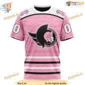 Custom Pink Fight Breast Cancer Design Nhl Ottawa Senators Hoodie 3d 3.jpg - demo10