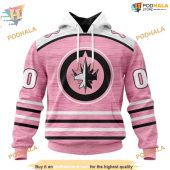 Custom Pink Fight Breast Cancer Design Nhl Winnipeg Jets Hoodie 3d 1.jpg - demo10