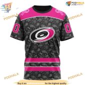 Custom Pink In The Rink Fight Breast Cancer Nhl Carolina Hurricanes Hoodie 3d 3.jpg - demo10