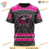 Custom Pink In The Rink Fight Breast Cancer Nhl Columbus Blue Jackets Hoodie 3d 3.jpg - demo10