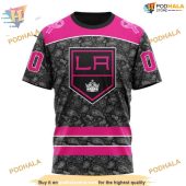 Custom Pink In The Rink Fight Breast Cancer Nhl Los Angeles Kings Hoodie 3d 3.jpg - demo10
