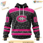Custom Pink In The Rink Fight Breast Cancer Nhl Montreal Canadiens Hoodie 3d 1.jpg - demo10