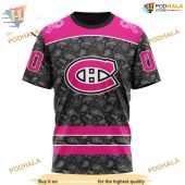 Custom Pink In The Rink Fight Breast Cancer Nhl Montreal Canadiens Hoodie 3d 3.jpg - demo10