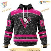 Custom Pink In The Rink Fight Breast Cancer Nhl Pittsburgh Penguins Hoodie 3d 1.jpg - demo10