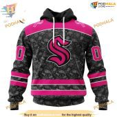 Custom Pink In The Rink Fight Breast Cancer Nhl Seattle Kraken Hoodie 3d 1.jpg - demo10