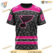 Custom Pink In The Rink Fight Breast Cancer Nhl St Louis Blues Hoodie 3d 3.jpg - demo10