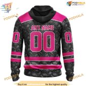 Custom Pink In The Rink Fight Breast Cancer Nhl Vegas Golden Knights Hoodie 3d 2.jpg - demo10