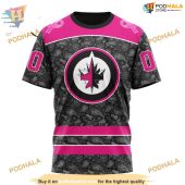 Custom Pink In The Rink Fight Breast Cancer Nhl Winnipeg Jets Hoodie 3d 3.jpg - demo10