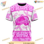 Custom Pink October Breast Cancer Awareness Month Nhl Colorado Avalanche Hoodie 3d 3.jpg - demo10