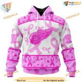 Custom Pink October Breast Cancer Awareness Month Nhl Detroit Red Wings Hoodie 3d 1.jpg - demo10