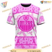 Custom Pink October Breast Cancer Awareness Month Nhl Edmonton Oilers Hoodie 3d 3.jpg - demo10