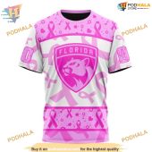 Custom Pink October Breast Cancer Awareness Month Nhl Florida Panthers Hoodie 3d 3.jpg - demo10