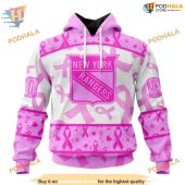 Custom Pink October Breast Cancer Awareness Month Nhl New York Rangers Hoodie 3d 1.jpg - demo10