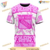 Custom Pink October Breast Cancer Awareness Month Nhl New York Rangers Hoodie 3d 3.jpg - demo10