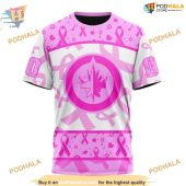 Custom Pink October Breast Cancer Awareness Month Nhl Winnipeg Jets Hoodie 3d 3.jpg - demo10
