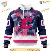 Custom Pink October Fight Breast Cancer Nhl Calgary Flames Hoodie 3d 1.jpg - demo10