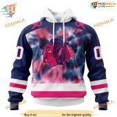 Custom Pink October Fight Breast Cancer Nhl Chicago Blackhawks Hoodie 3d 1.jpg - demo10