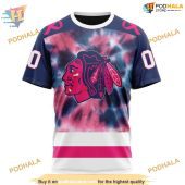 Custom Pink October Fight Breast Cancer Nhl Chicago Blackhawks Hoodie 3d 3.jpg - demo10