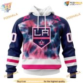 Custom Pink October Fight Breast Cancer Nhl Los Angeles Kings Hoodie 3d 1.jpg - demo10
