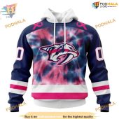 Custom Pink October Fight Breast Cancer Nhl Nashville Predators Hoodie 3d 1.jpg - demo10