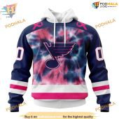 Custom Pink October Fight Breast Cancer Nhl St Louis Blues Hoodie 3d 1.jpg - demo10