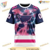 Custom Pink October Fight Breast Cancer Nhl St Louis Blues Hoodie 3d 3.jpg - demo10