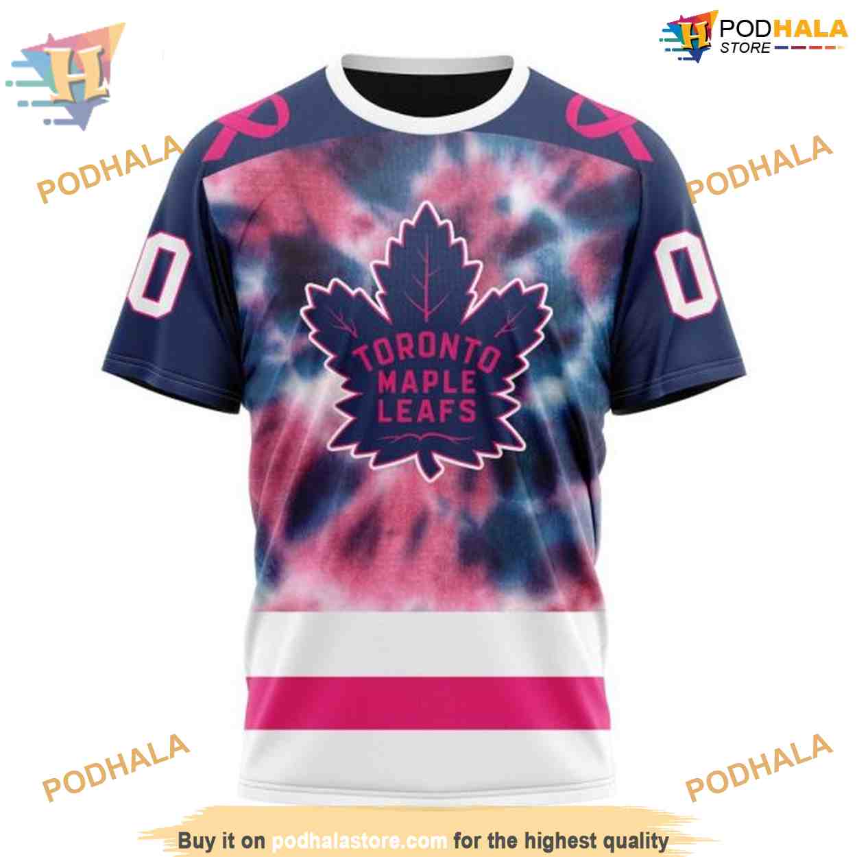 Custom Pink October Fight Breast Cancer NHL Toronto Maple Leafs Hoodie 3D Custom Pink October Fight Breast Cancer NHL Toronto Maple Leafs Hoodie 3D