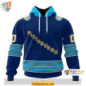 Custom Pittsburgh Penguins 3D Hoodie, NHL Apparel Penguins Alternate Design