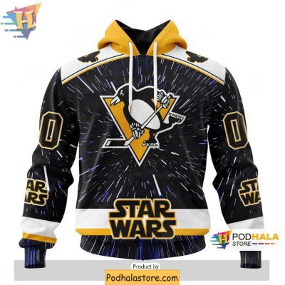 Custom Pittsburgh Penguins 3D Hoodie, NHL Star Wars-Inspired Apparel