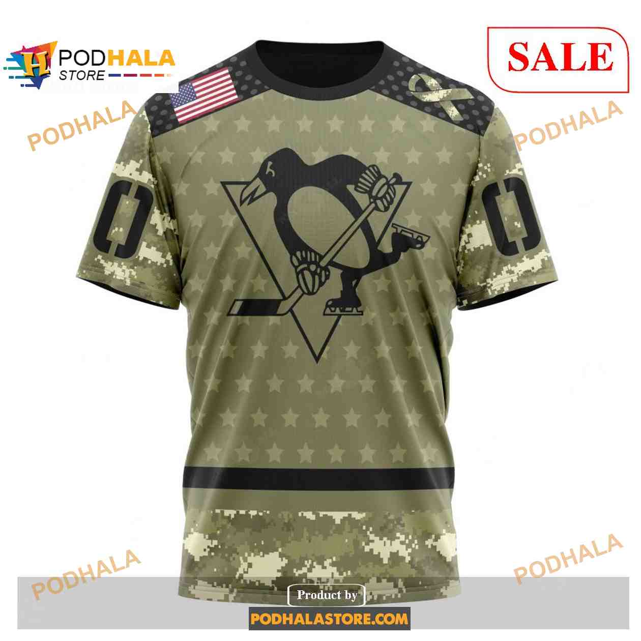 Custom Pittsburgh Penguins Camo Military Appreciation NHL Shirt Hoodie 3D Custom Pittsburgh Penguins Camo Military Appreciation NHL Shirt Hoodie 3D