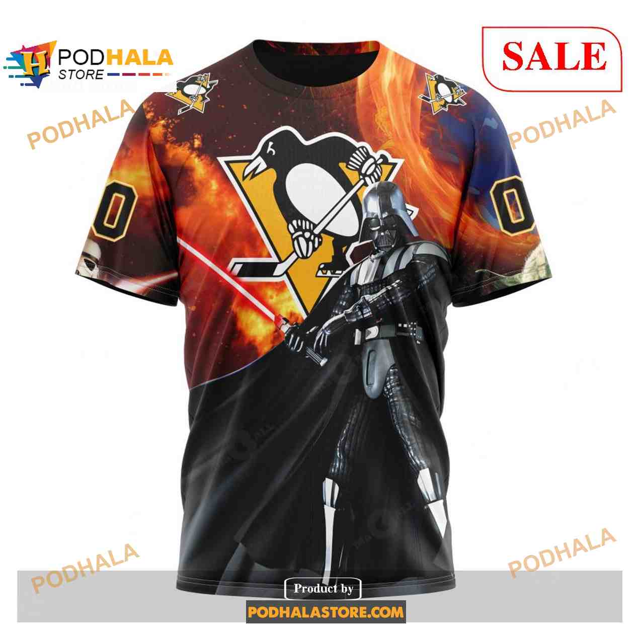 Custom Pittsburgh Penguins Design X Star War NHL Shirt Hoodie 3D Custom Pittsburgh Penguins Design X Star War NHL Shirt Hoodie 3D