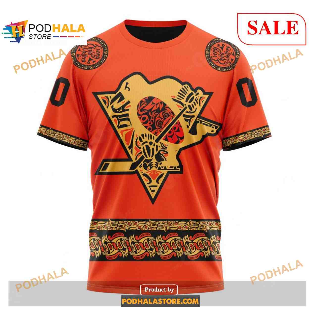 Custom Pittsburgh Penguins National Day For Truth And Reconciliation NHL Hoodie 3D Custom Pittsburgh Penguins National Day For Truth And Reconciliation NHL Hoodie 3D