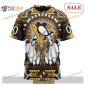Custom Pittsburgh Penguins Native Costume Nhl Shirt Hoodie 3d 3.jpg - demo10