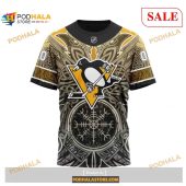 Custom Pittsburgh Penguins Norse Viking Symbols Nhl Shirt Hoodie 3d 4.jpg - demo10