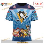 Custom Pittsburgh Penguins Paw Patrol Nhl Shirt Hoodie 3d 3.jpg - demo10