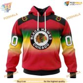 Custom Retro Gradient Design Nhl Chicago Blackhawks Hoodie 3d 1.jpg - demo10